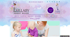 Desktop Screenshot of lullabynannyshare.com.au